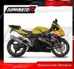 Dominator Εξάτμιση Τελικό S6 S.Steel Suzuki GSXR 1000  2001 – 2004