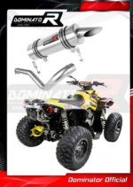 Dominator Εξάτμιση Τελικό Round S.Steel Can Am BRP Renegade 1000 2012 - 2018 Με Σιγαστήρα