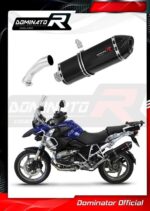 Εξάτμιση Τελικό Dominator HP7 Black S.Steel/Carbon End BMW R 1200 GS/Adventure 2008-2009 Με Σιγαστήρα