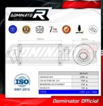 DOMINATOR Ολόσωμη εξάτμιση (Full System) GP1 BLACK Honda CBF 125 2009-2014 - Image 5