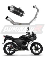 DOMINATOR Ολόσωμη εξάτμιση (Full System) GP1 BLACK Honda CBF 125 2009-2014
