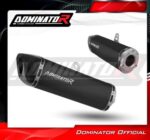 Dominator Εξάτμιση Τελικό HP6 Black S.Steel/Carbon End Suzuki GSXR 1000 2001 – 2004