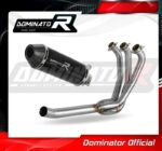 Dominator Εξάτμιση Ολόσωμη HP3 Black S.Steel/Carbon End Yamaha XSR 900 2022 - 2023 Racing Version  Με Σιγαστήρα