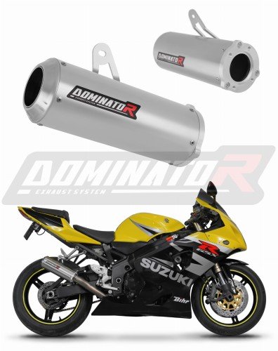 Dominator Εξάτμιση Τελικό GP S.Steel Suzuki GSXR 1000 K1 – K4 2001 – 2004