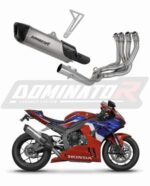Dominator Ολόσωμη Εξάτμιση 4-1 HP6 Titanium/Carbon End Honda CBR 1000 RR 2020 - 2024 Με Σιγαστήρα