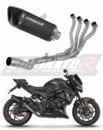 Dominator Ολόσωμη Εξάτμιση HP6 Black/Carbon End Suzuki GSX-S 750 2017 - 2020 Με Σιγαστήρα
