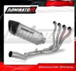 Dominator Ολόσωμη Εξάτμιση HP6 Titanium/Carbon End Suzuki GSX-S 750 2017 - 2020 Με Σιγαστήρα - Image 2