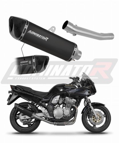 Dominator Εξάτμιση Τελικό HP6 Black/Carbon End Suzuki GSF BANDIT 600  2000 – 2004 Με Προδιαγραφές Θορύβου