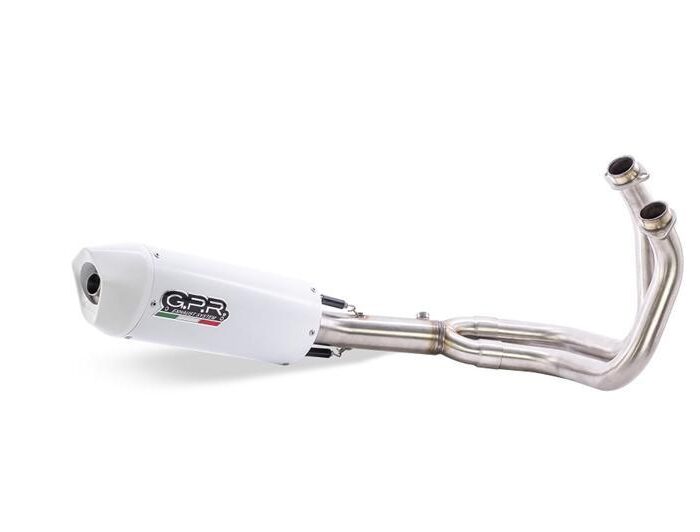 Gpr Ολόσωμη Εξάτμιση Albus Ceramic White Yamaha MT-07 2021 – 2024 E5