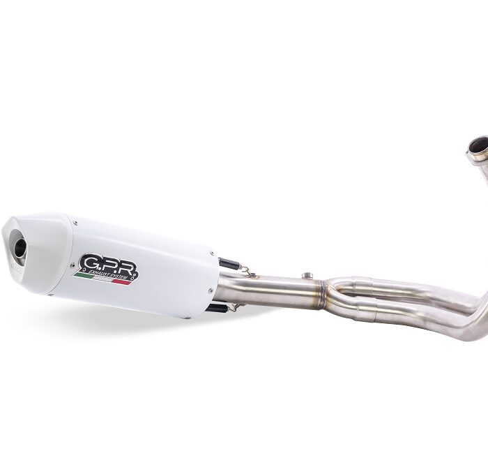 Gpr Ολόσωμη Eξάτμιση Albus Ceramic White Yamaha MT-07 2017 – 2020 E4