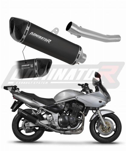 Dominator Εξάτμιση Τελικό HP6 Black/Carbon End Suzuki GSF BANDIT 1200 2001 – 2005 Με Προδιαγραφές Θορύβου