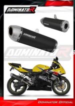 Dominator Εξάτμιση S6 Black Suzuki GSXR 600/750 2001 – 2005
