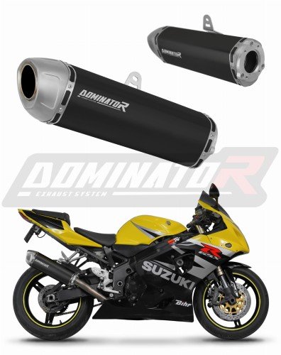 Dominator Εξάτμιση Τελικό S6 Black Suzuki GSXR 1000  2001 – 2004
