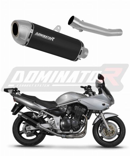 Dominator Εξάτμιση Τελικό S6 Black Suzuki GSF BANDIT 600  2000 – 2004 Με Σιγαστήρα (DB Killer)