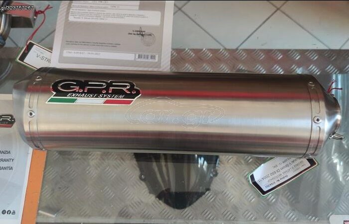 Gpr Εξάτμιση Ημιολόσωμη Satinox S.Steel Suzuki V Strom 650 2004 – 2011