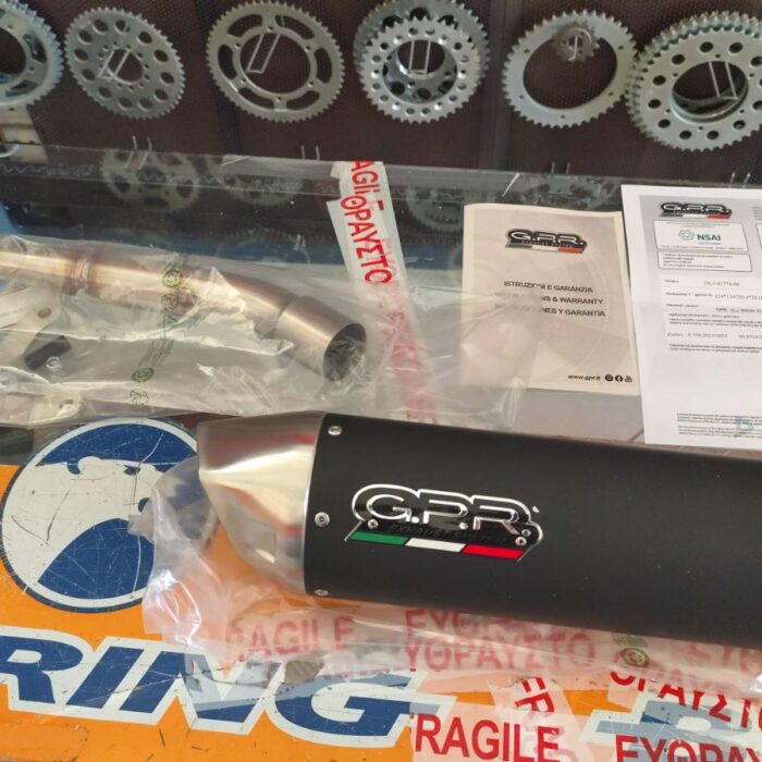 Gpr Ολόσωμη Εξάτμιση Furore-X Scooter Black Zontes 350M 2023 – 2025