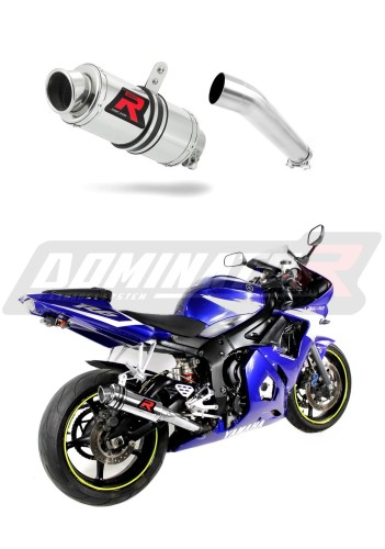 Dominator Εξάτμιση Τελικό GP1 S.Steel  Yamaha R6 2003- 2005