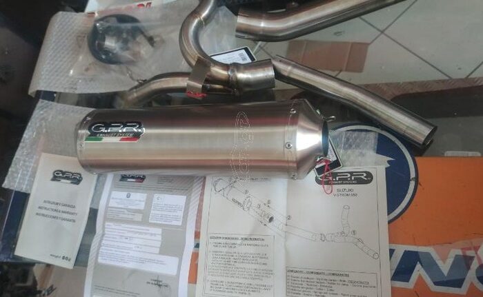 Gpr Εξάτμιση Ημιολόσωμη Satinox S.Steel Suzuki V Strom 650 2004 – 2011