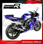 Dominator Εξάτμιση Τελικό GP1 S.Steel  Yamaha R6 2003- 2005