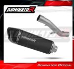 Dominator Εξάτμιση Τελικό HP6 Black/Carbon End Honda CBR 600  F4i 2001 – 2006