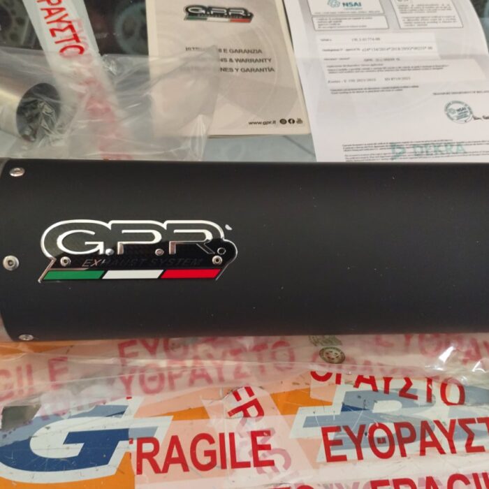 Gpr Ολόσωμη Εξάτμιση Furore-X Scooter Black Zontes 350M 2023 – 2025