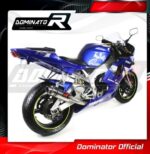 Dominator Εξάτμιση Τελικό GP S.Steel Yamaha R1 2000 – 2001