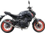 Gpr Ολόσωμη Εξάτμιση M3 Titanium Black  Yamaha MT-07 2021 – 2024 E5