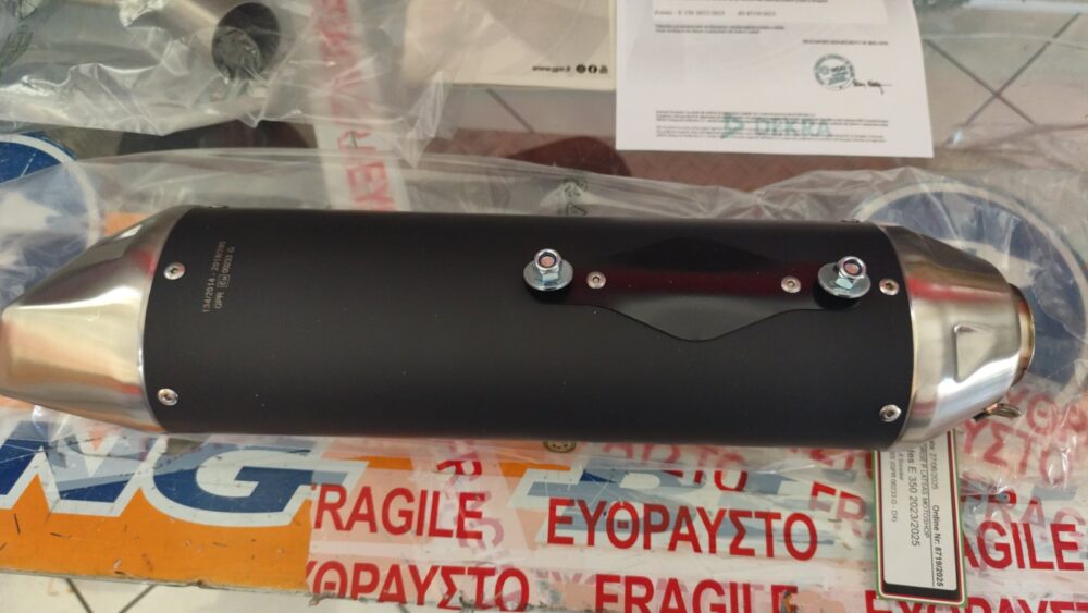 Gpr Ολόσωμη Εξάτμιση Furore-X Scooter Black Zontes 350M 2023 – 2025