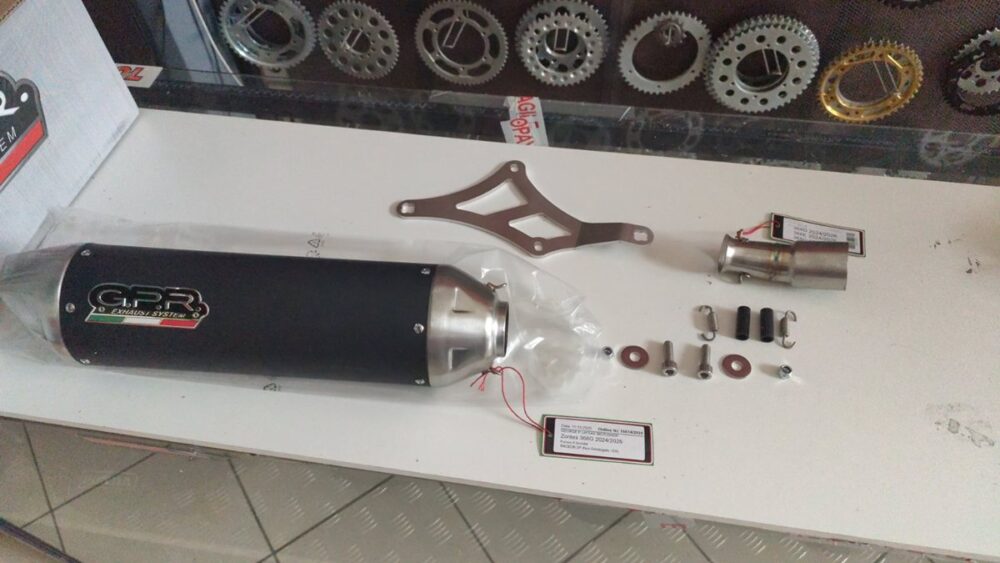 Gpr Εξάτμιση Τελικό Furore-X Scooter Black Zontes 368G 2024 - 2026 - Image 8