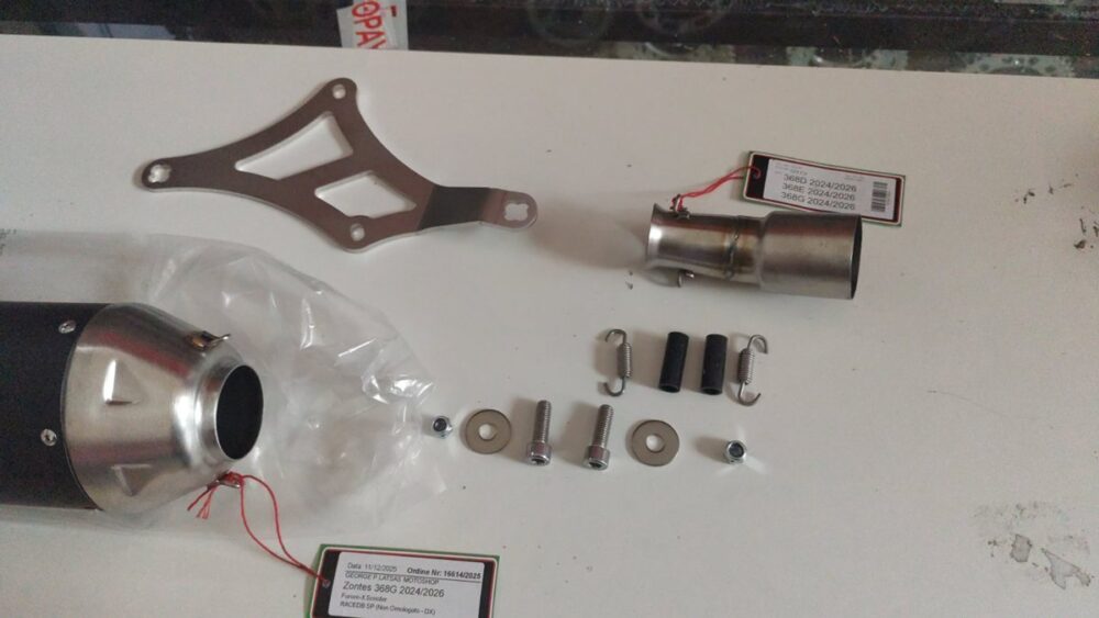 Gpr Εξάτμιση Τελικό Furore-X Scooter Black Zontes 368G 2024 - 2026 - Image 9