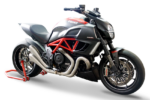HP CORSE Εξάτμιση Διπλά Τελικά HYDROFORM SATIN Ducati Diavel 2011-2016 Evolution Line