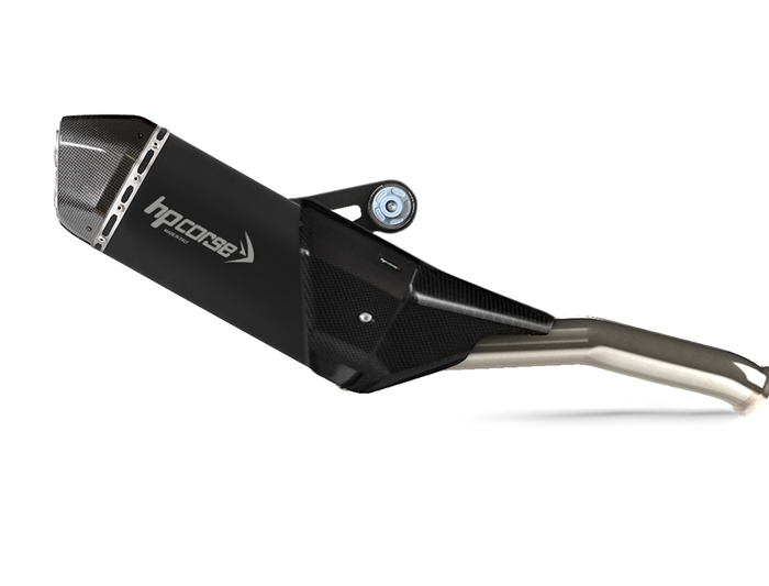 HP Corse SPS Carbon Short Black Εξάτμιση Husqvarna Norden 901 / Norden 901 Expedition 2022-2025