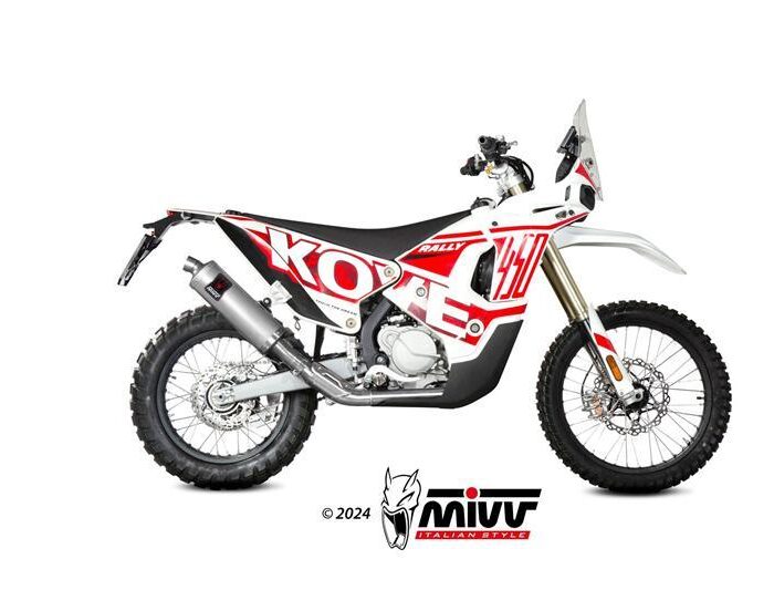 MIVV Λαιμός Εξάτμισης Eliminator Kat για KOVE 450 Rally (2023-2024)