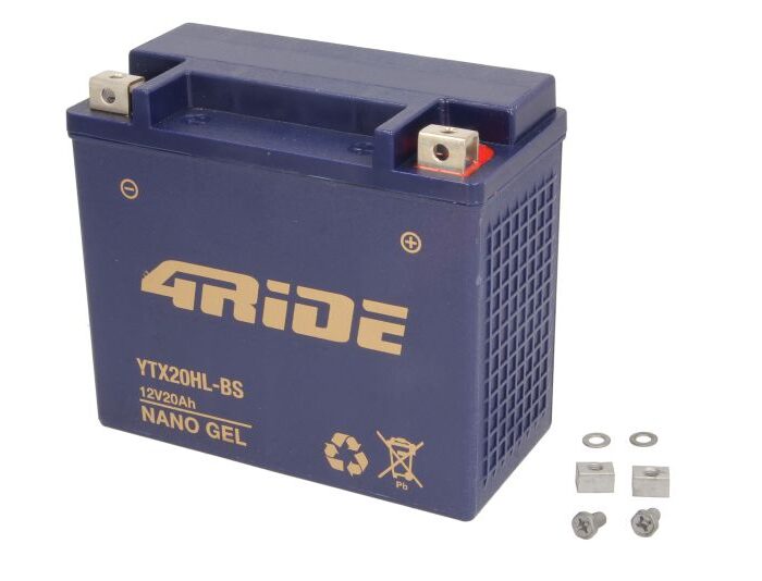 4RIDE Μπαταρία Μοτοσυκλέτας YTX20HL-BS GEL 12V 20Ah 175A CCA