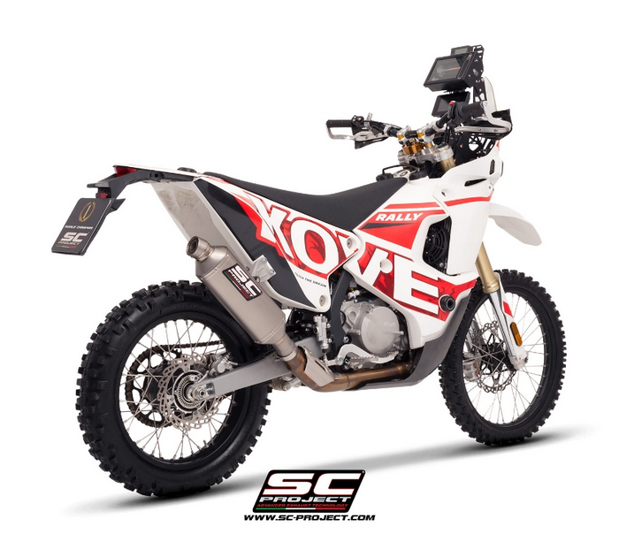 SC-Project De-Cat Link Pipe Titanium για Kove 450 Rally 2023-2025