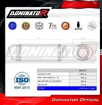 DOMINATOR Εξάτμιση HP2 Black Triumph Daytona 675 2006 - 2012 - Image 2