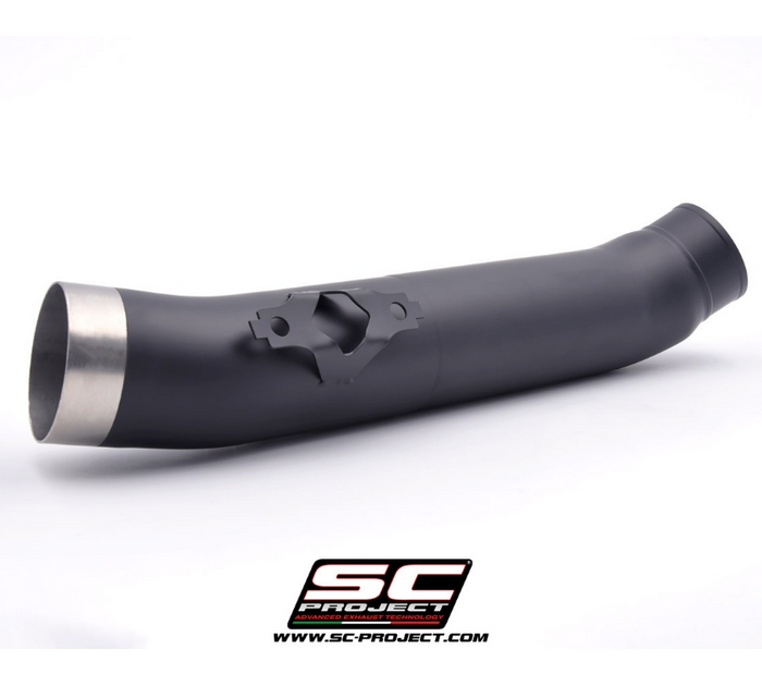 Λαιμός εξάτμισης De-Cat SC-Project Black Edition για Yamaha T-MAX 560 2020-2021