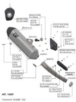 LeoVince LV-14 Black Edition Εξάτμιση Yamaha Tenere 700 / World Raid / Rally / Extreme / Explore (2019-2026)