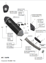 LeoVince Λαιμός Εξάτμισης De-Cat Yamaha Tenere 700 / World Raid / Rally / Extreme / Explore (2019-2026)