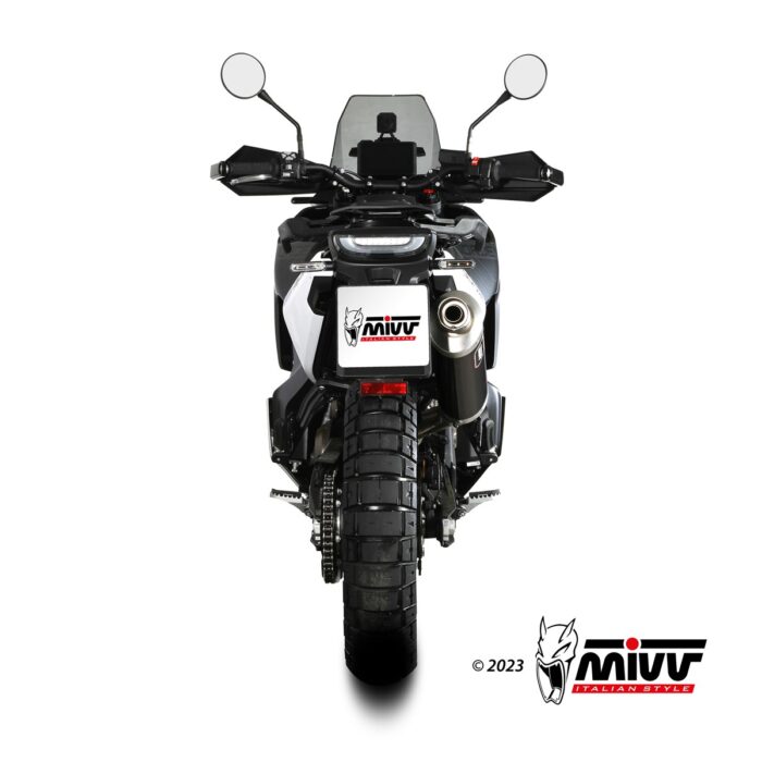 MIVV Εξάτμιση Speed Edge Inox για Husqvarna Norden 901 2022-2025 (HU.002.LRX)