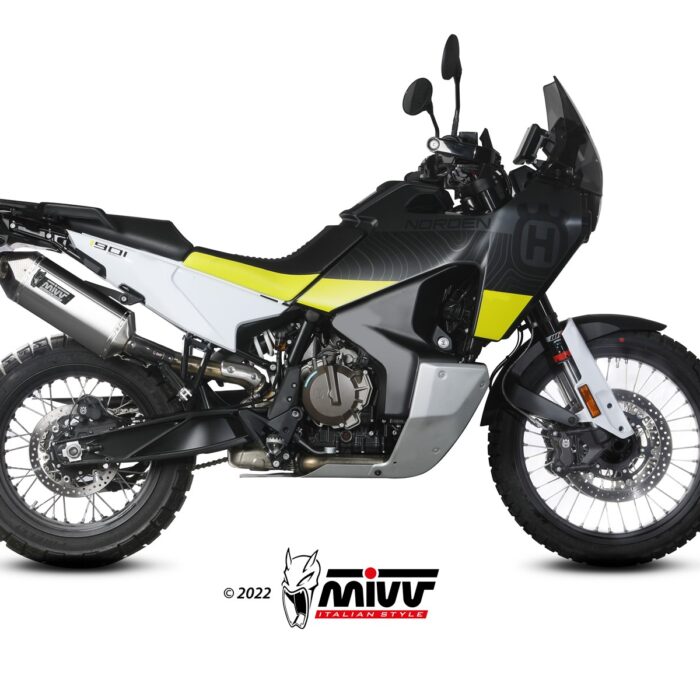 MIVV Εξάτμιση Speed Edge Black για Husqvarna Norden 901 2022-2025 (HU.002.LRB)