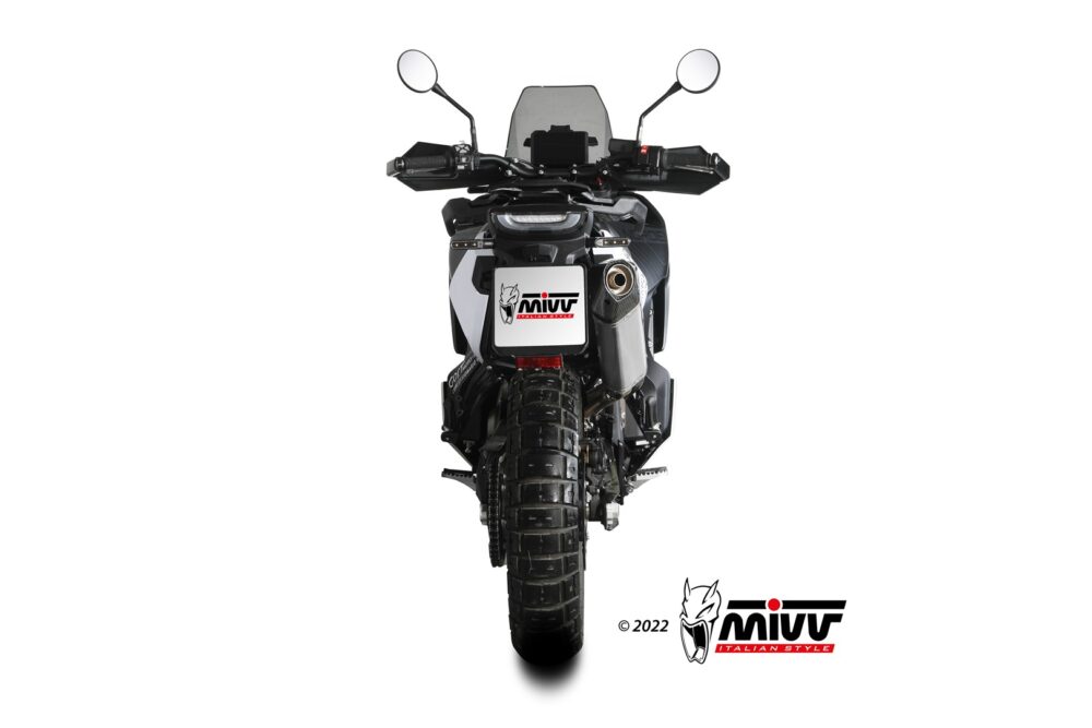 MIVV Εξάτμιση Speed Edge Black για Husqvarna Norden 901 2022-2025 (HU.002.LRB)