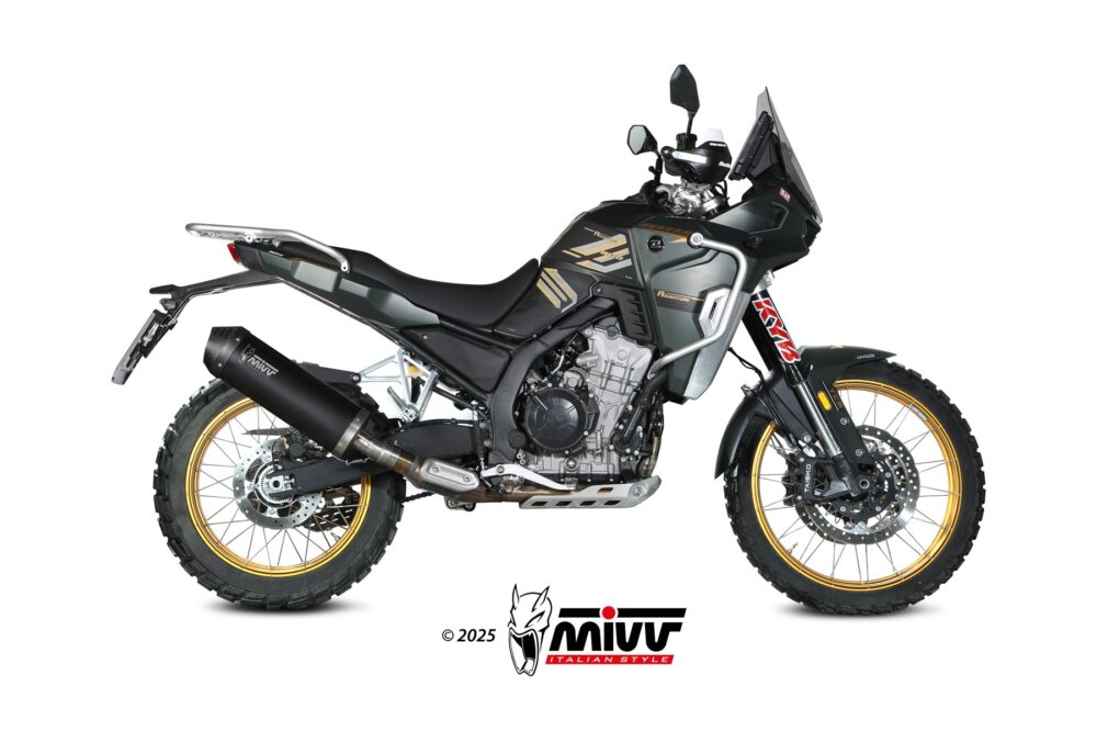 MIVV Εξάτμιση Dakar Inox για Husqvarna Norden 901 2022-2025 (HU.002.LEKX)