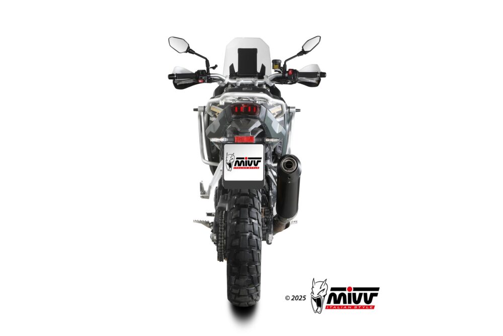 MIVV Εξάτμιση Dakar Inox για Husqvarna Norden 901 2022-2025 (HU.002.LEKX)