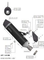 LeoVince Εξάτμιση LV One Evo για Husqvarna Norden 901 2022-2026 (14414E)