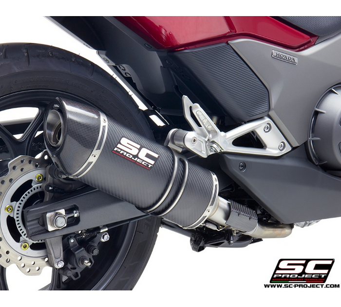 SC-Project Εξάτμιση Oval Carbon Honda Integra 750 DCT 2016-2020 (Slip-On)