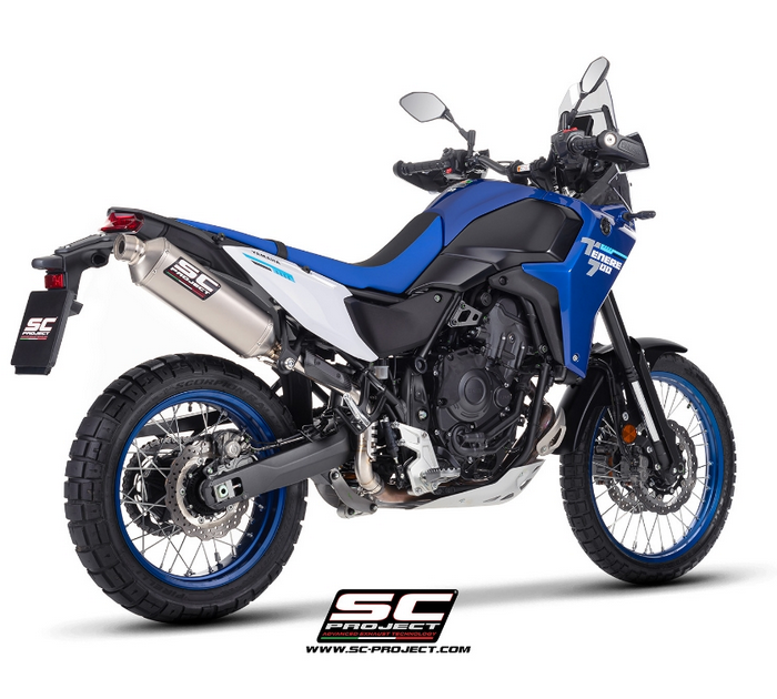 SC-Project Εξάτμιση Rally Raid Titanium Υψηλής Τοποθέτησης Yamaha Tenere 700 2025-2026 Euro 5+