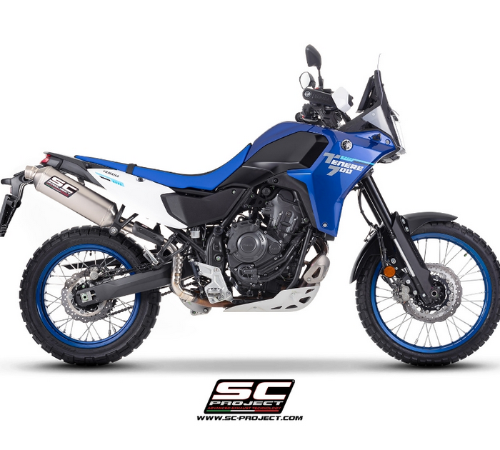SC-Project Εξάτμιση Rally Raid Titanium Yamaha Tenere 700 2025-2026 Euro 5+ (High Mount)
