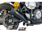 SC-Project Εξάτμιση Conico Racer Μαύρη Yamaha XJR 1300 2015-2016 Slip-On