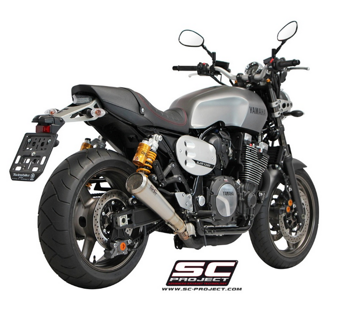 SC-Project Εξάτμιση Conico 70s Μαύρη Yamaha XJR 1300 2015-2016 Slip-On